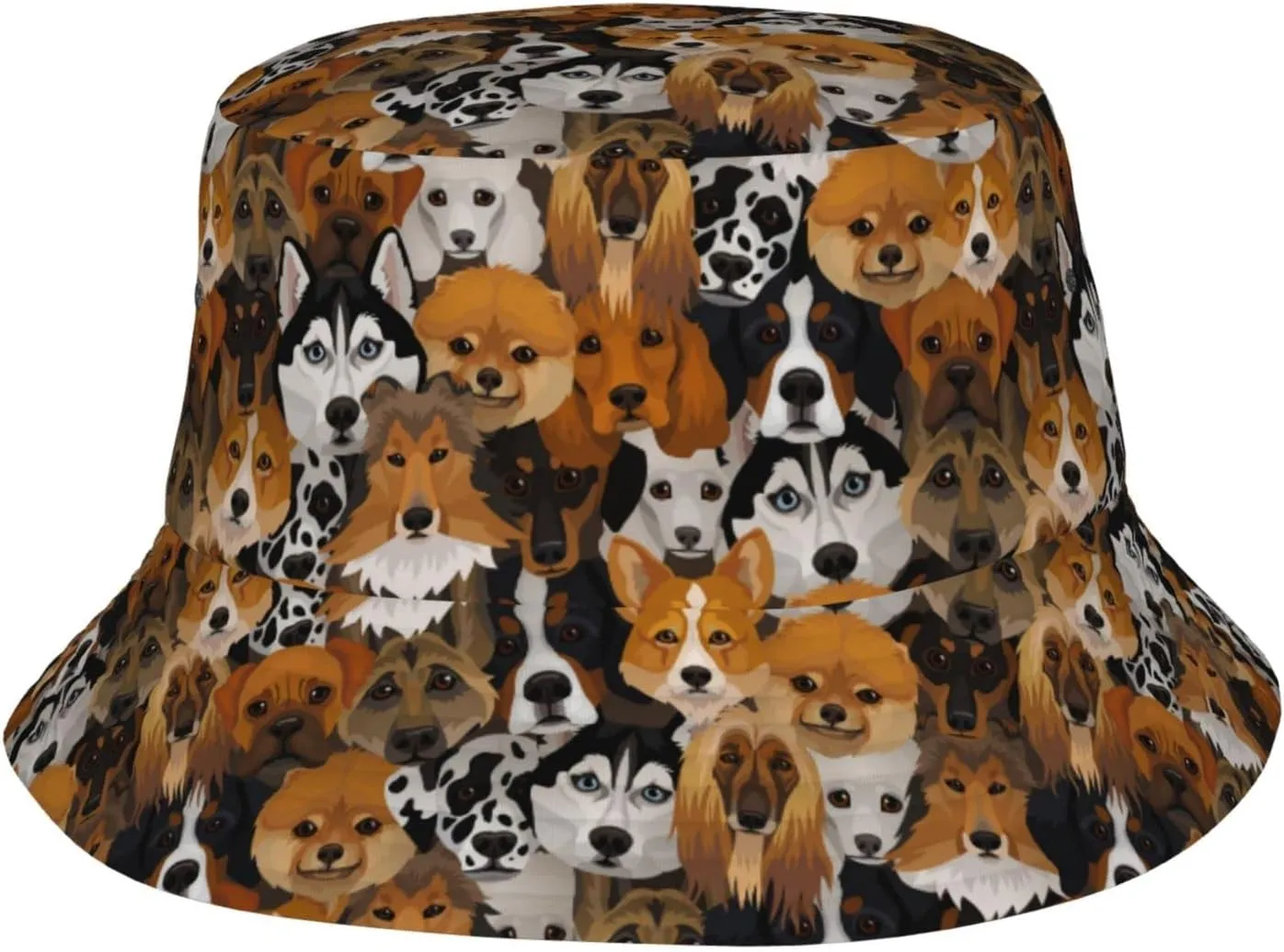 Tie Dye Deep Purple Bucket Hats for Women Summer Sun Beach Travel Cap Unisex Men Bucket Hat