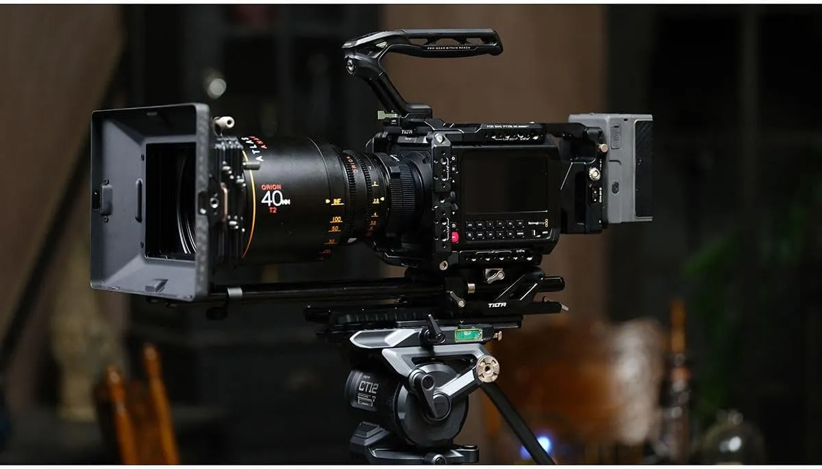 Tilta Camera Cage Pro Kit Gold Mount Compatible with Blackmagic Pyxis 6K/12K | Includes Full Cage, Top Handle, Gold Mount Battery Plate, Side Plate, Bottom Plate, 15mm Baseplate w/Rods, and Mini Tool