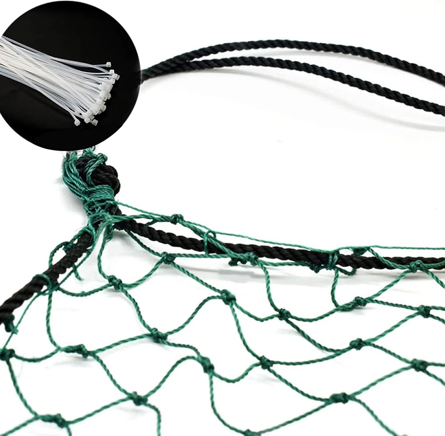 TNZMART Multifunction Baseball Practice Netting Sports Barrier Netting Baseball Backstop Net 10 x 3 Ft- 10x 30 Ft