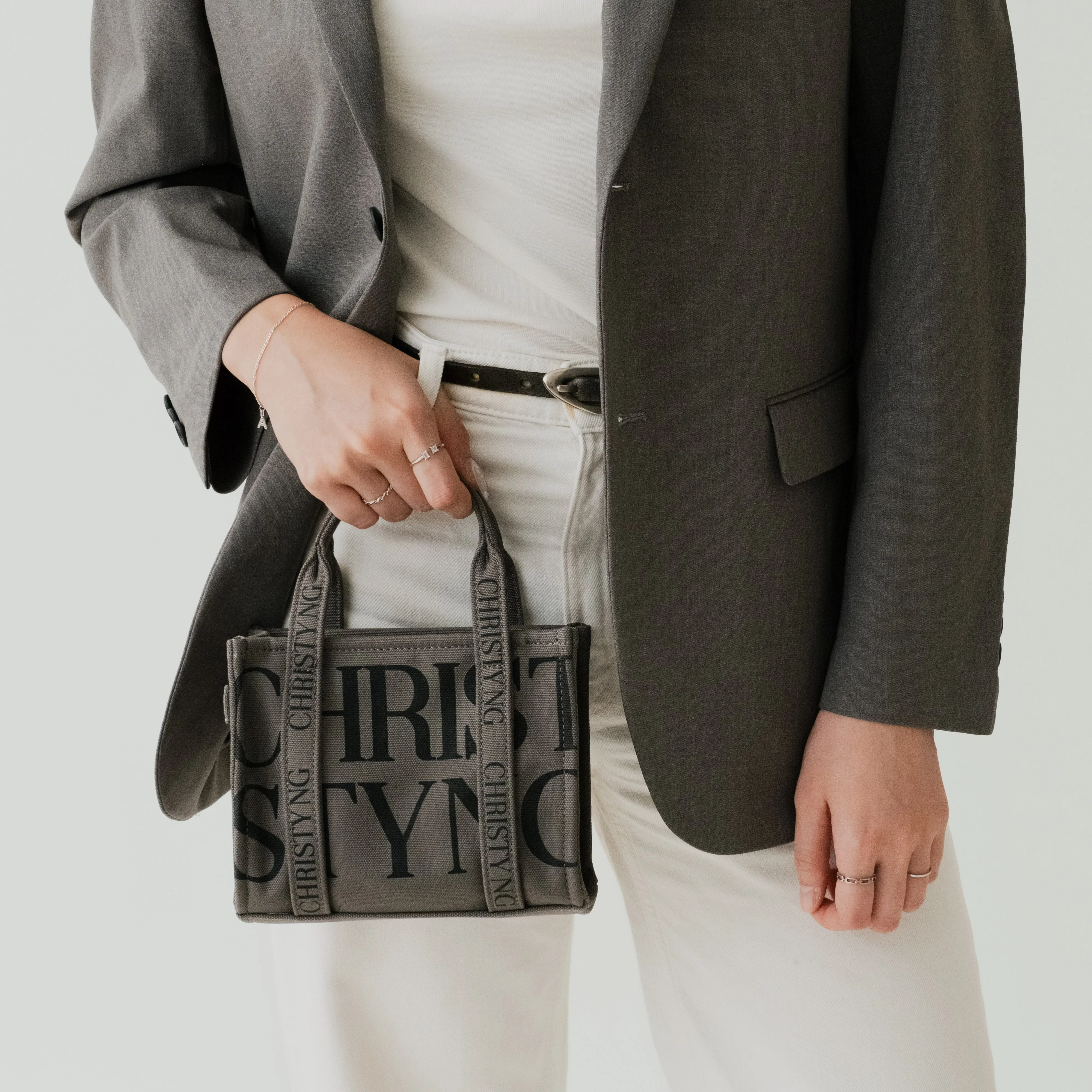 Tokyo Micro Print Tote Bag
