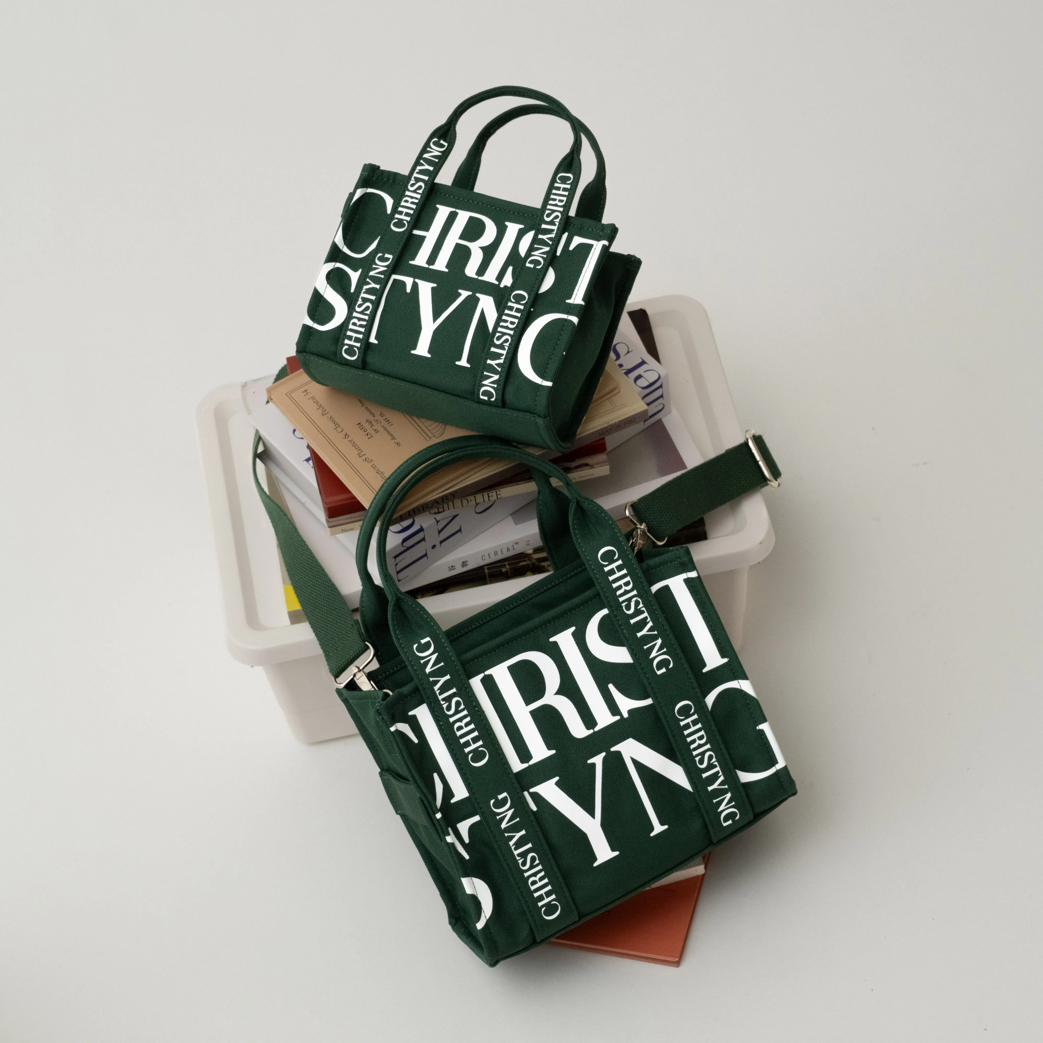 Tokyo Micro Print Tote Bag