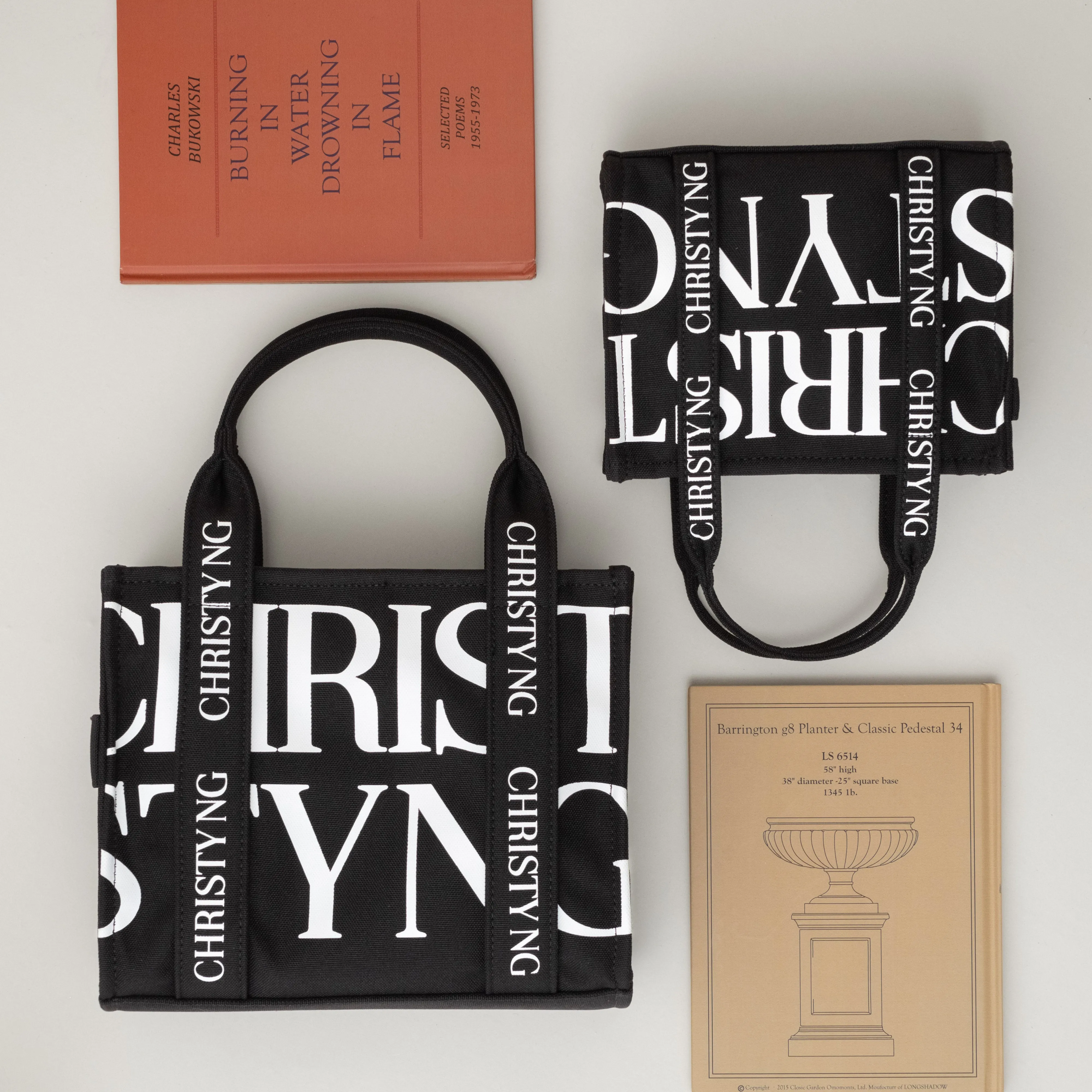 Tokyo Micro Print Tote Bag