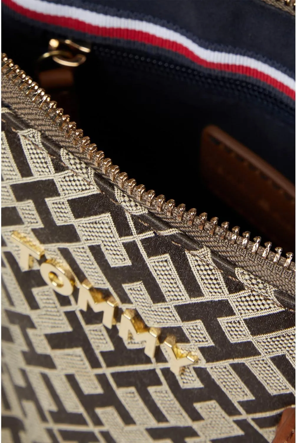 Tommy Hilfiger Schyler Geo Poly Jacquard Mini Dome Satchel