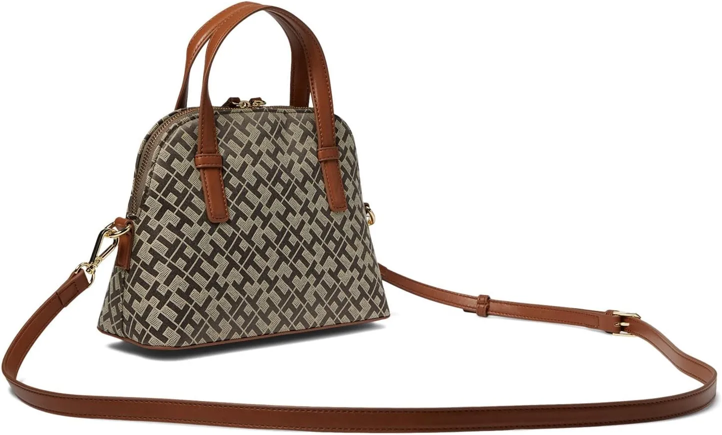 Tommy Hilfiger Schyler Geo Poly Jacquard Mini Dome Satchel