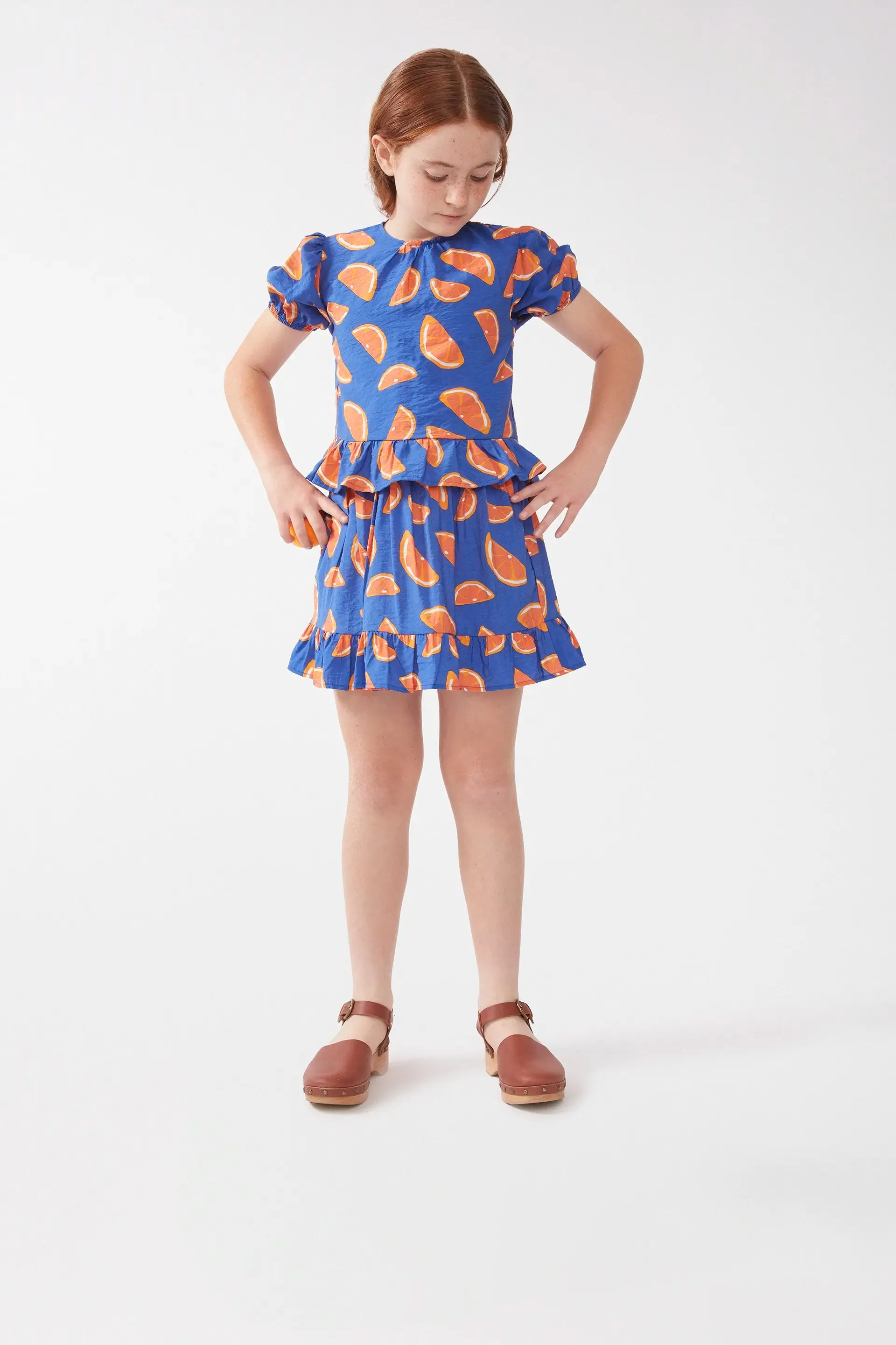 Top de niña estampado pomelos