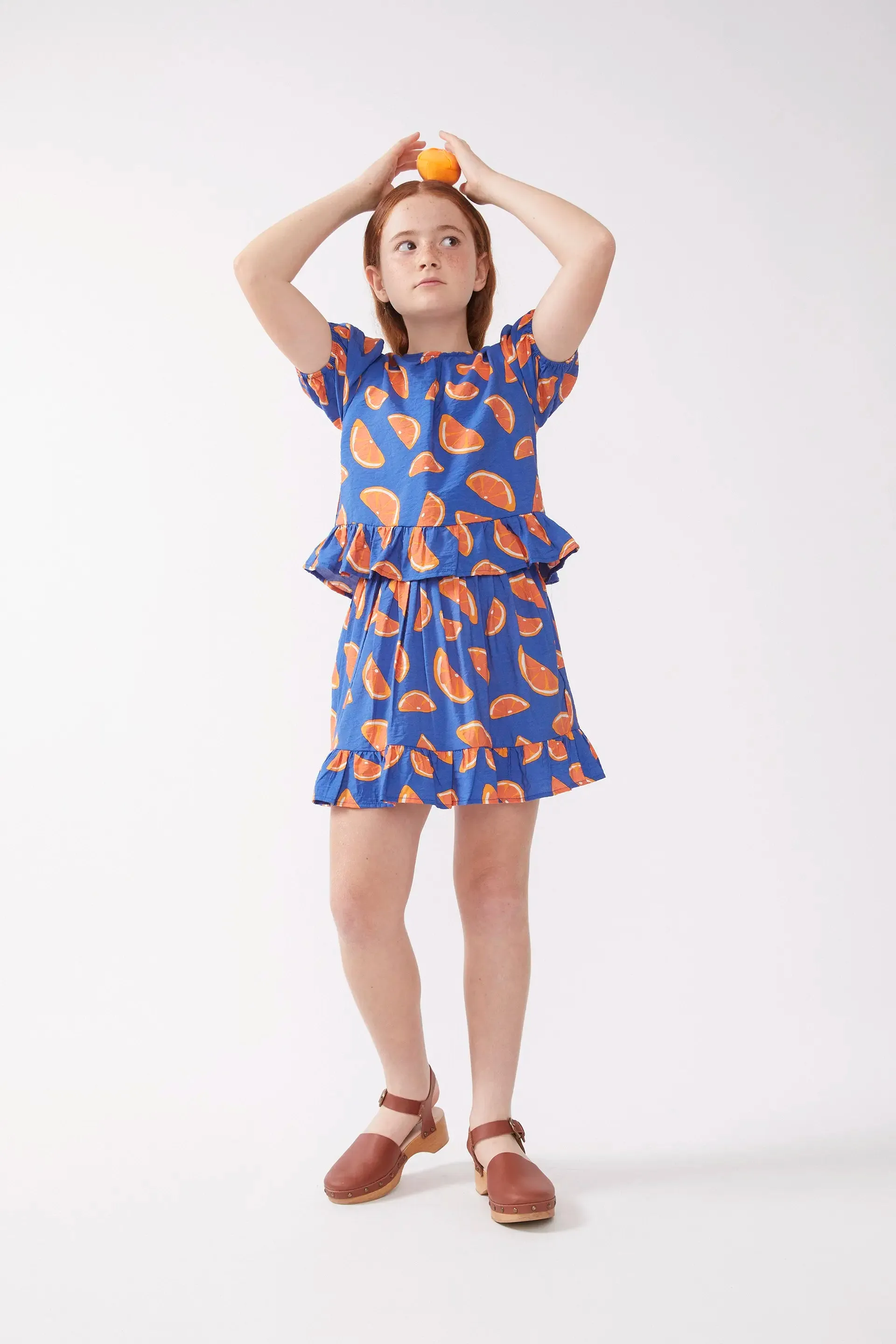 Top de niña estampado pomelos