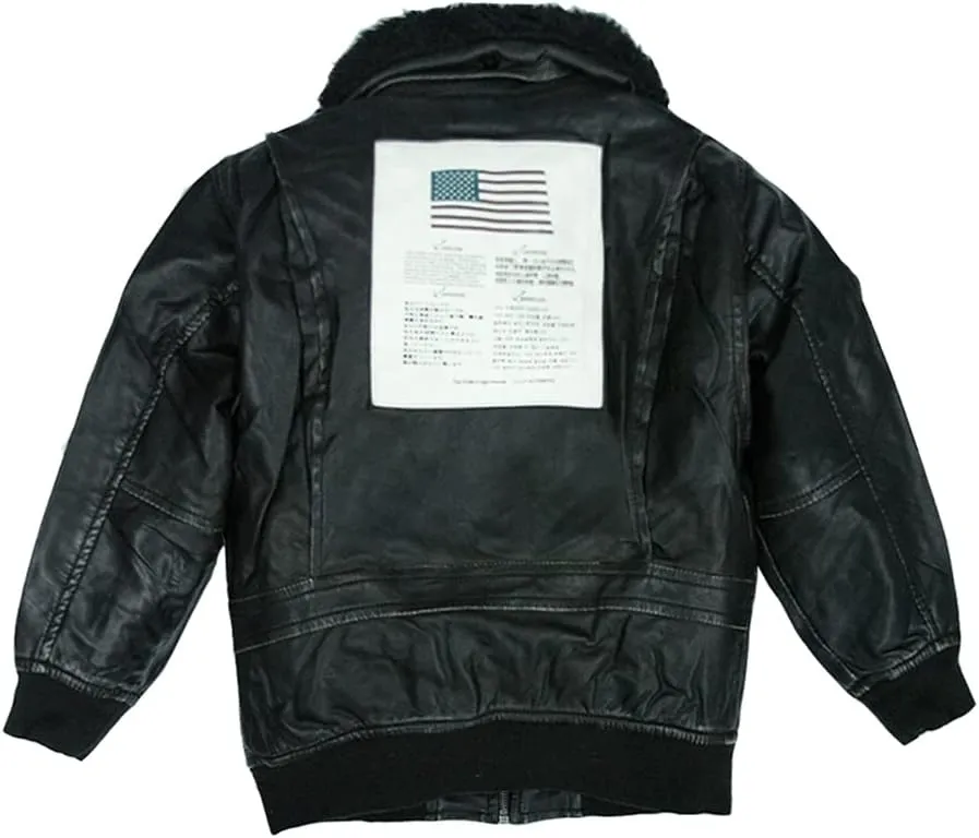 Top Gun® Kid's Vegan Leather Aviator Jacket