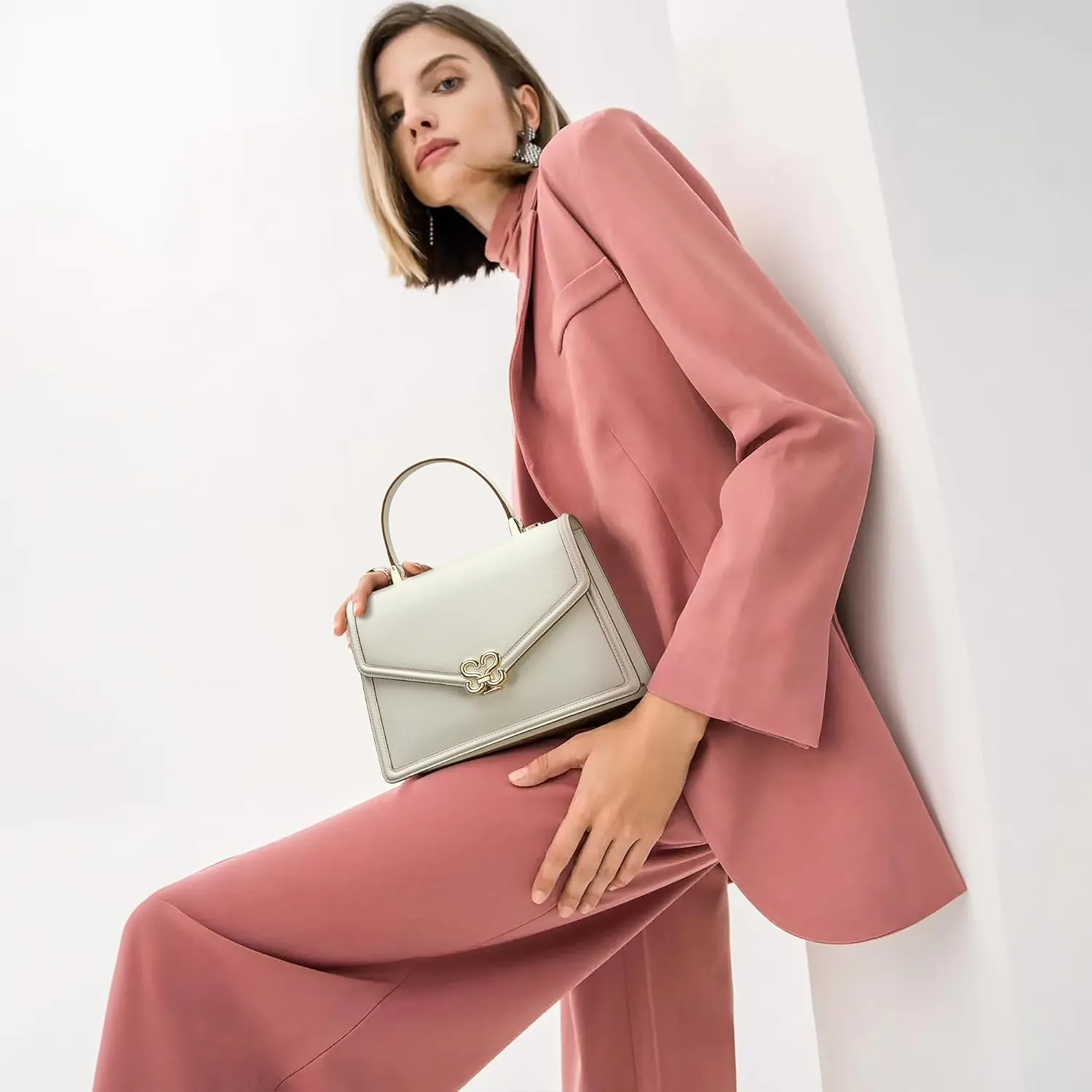 Top Handle Bag,Top Handle Handbag Women Tote Bag,Fashion Leather Purses and Purses for Women.