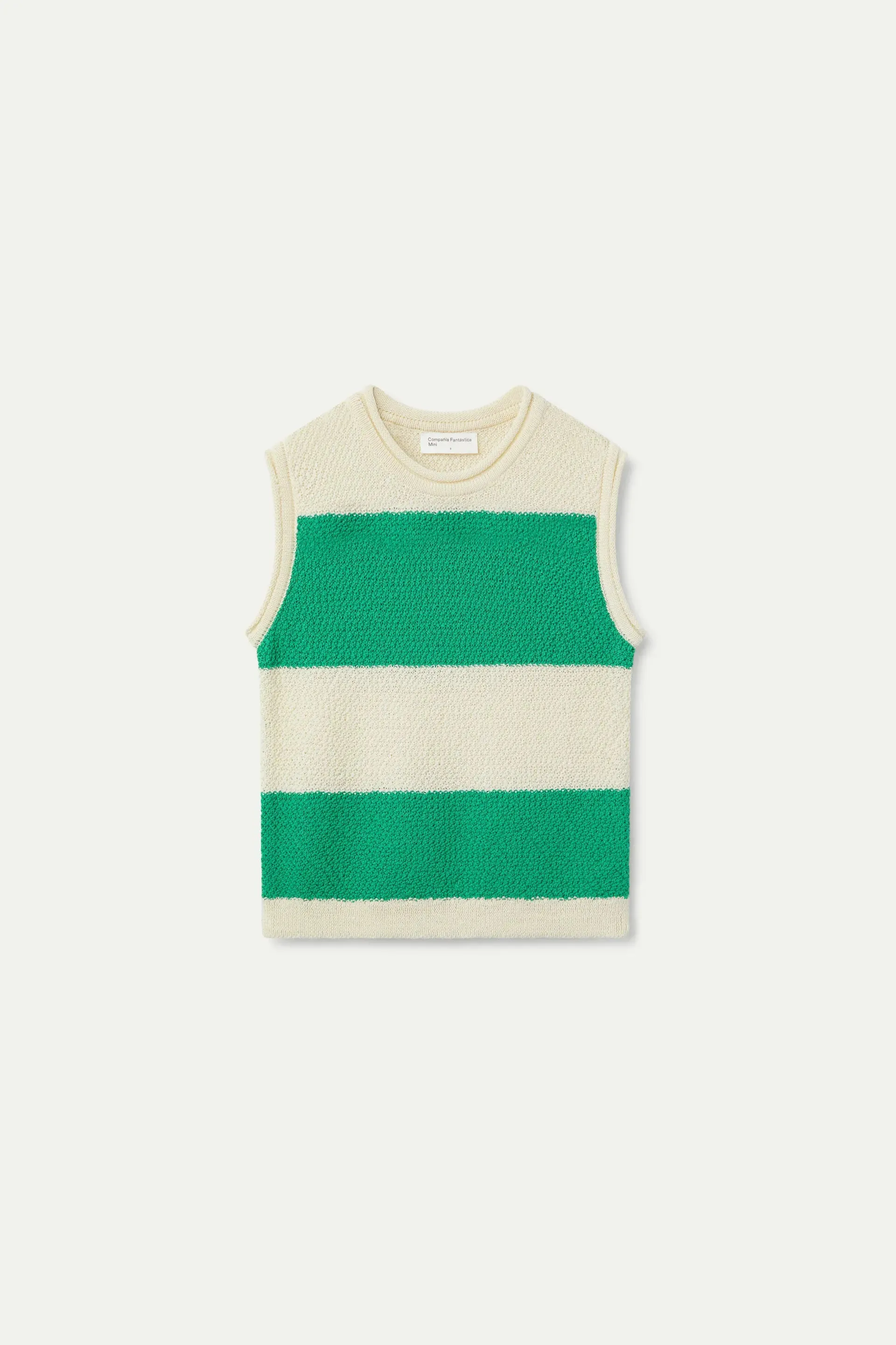 Top unisex punto rayas verde