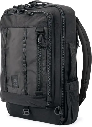 Topo Designs Global Travel Bag 30-40 Liter - Carry-on Compliant Versatile Pack, 3 Carry Options, External Laptop Sleeve (Original, 30L, Black)