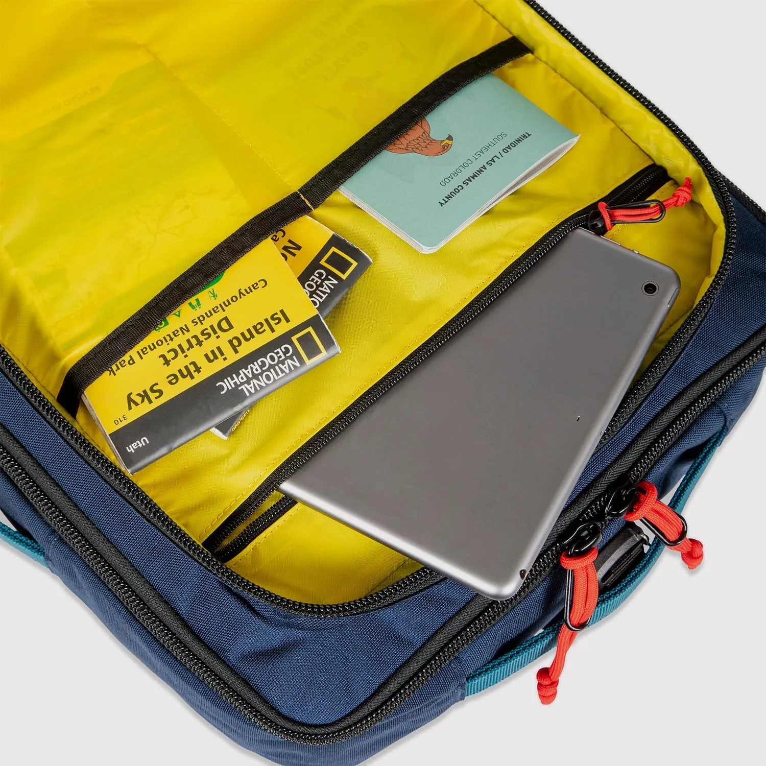 Topo Designs Global Travel Bag 30-40 Liter - Carry-on Compliant Versatile Pack, 3 Carry Options, External Laptop Sleeve (Original, 30L, Palm)