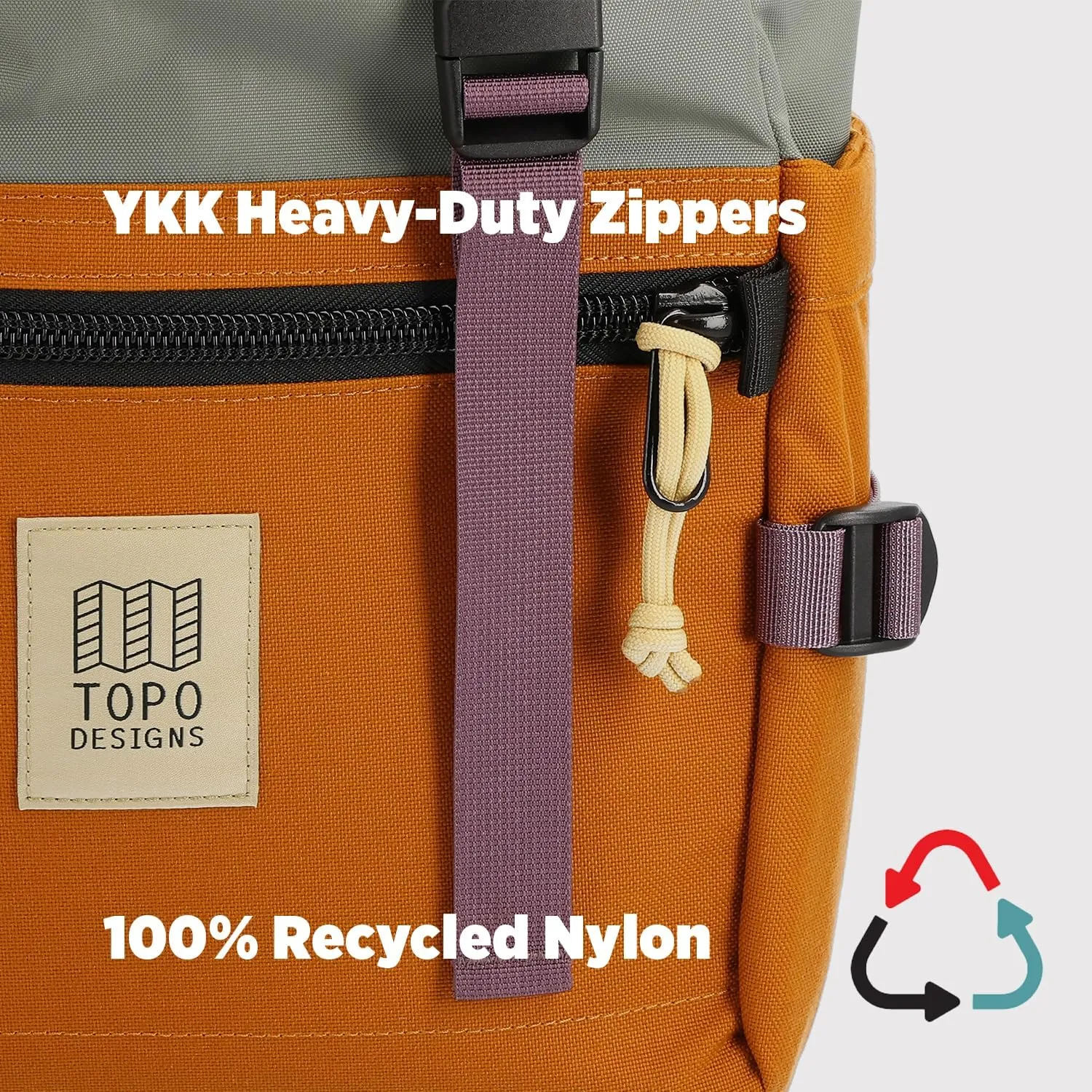 Topo Designs Rover Pack Classic - Bone White/olive