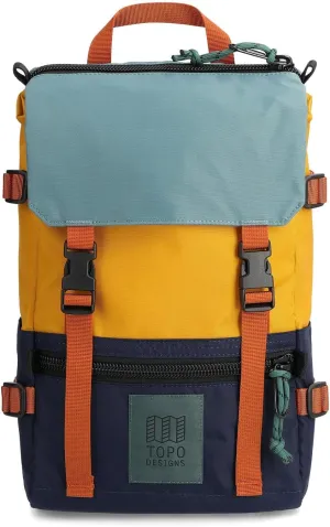Topo Designs Rover Pack Mini, Navy/Mustard, One Size