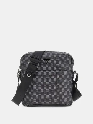 Torino Geometric-Print Crossbody Bag