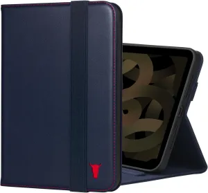 TORRO Case Compatible with iPad Mini 7/6 – Genuine Leather iPad Mini 7th / 6th Generation (2024/2021) Cover with Stand Function, Apple Pencil Connectivity and Wake Sleep Function (Navy Blue)