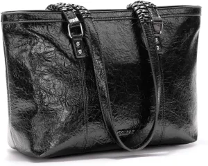 Tote Bag for Women Large Vegan Leather Shoulder Bag Casual Top Handle Hobo Handbag Work Travel Weekender Bags