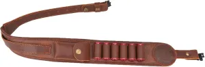TOURBON Adjustable Gun Sling with 12 Gauge Shotgun Shell Holder, Padded Gun Strap with or Without Swivels