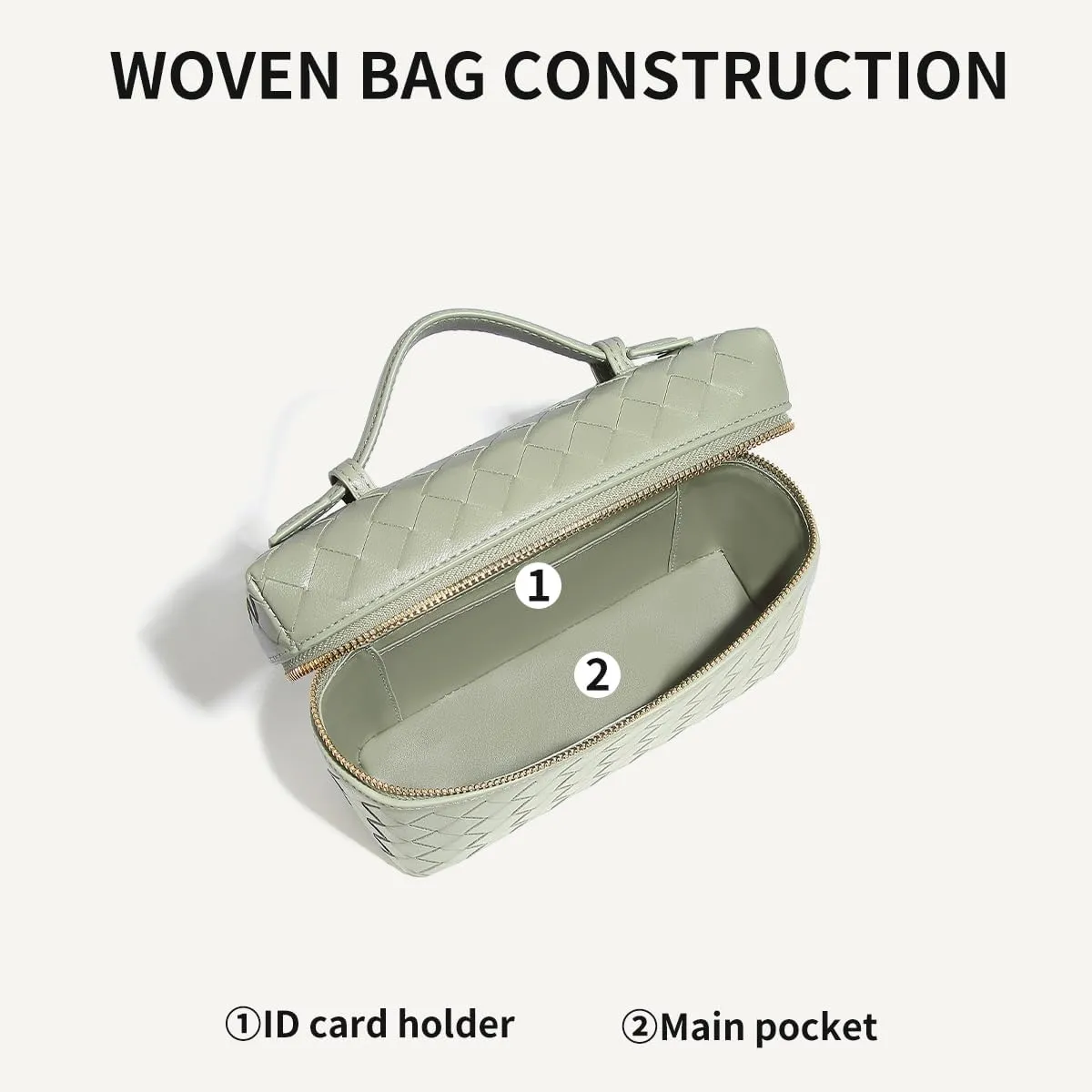 Trendy Woven Crossbody Purse Bag for Women Cute Shoulder Bag Square Box Bags Mini PU Leather Top Handle Purses Handbag