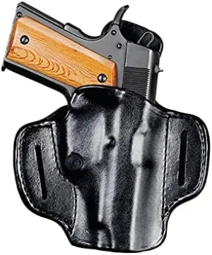 Triple K 211 Easy Out OWB Holster Right Hand S&W M&P Shield Leather Black