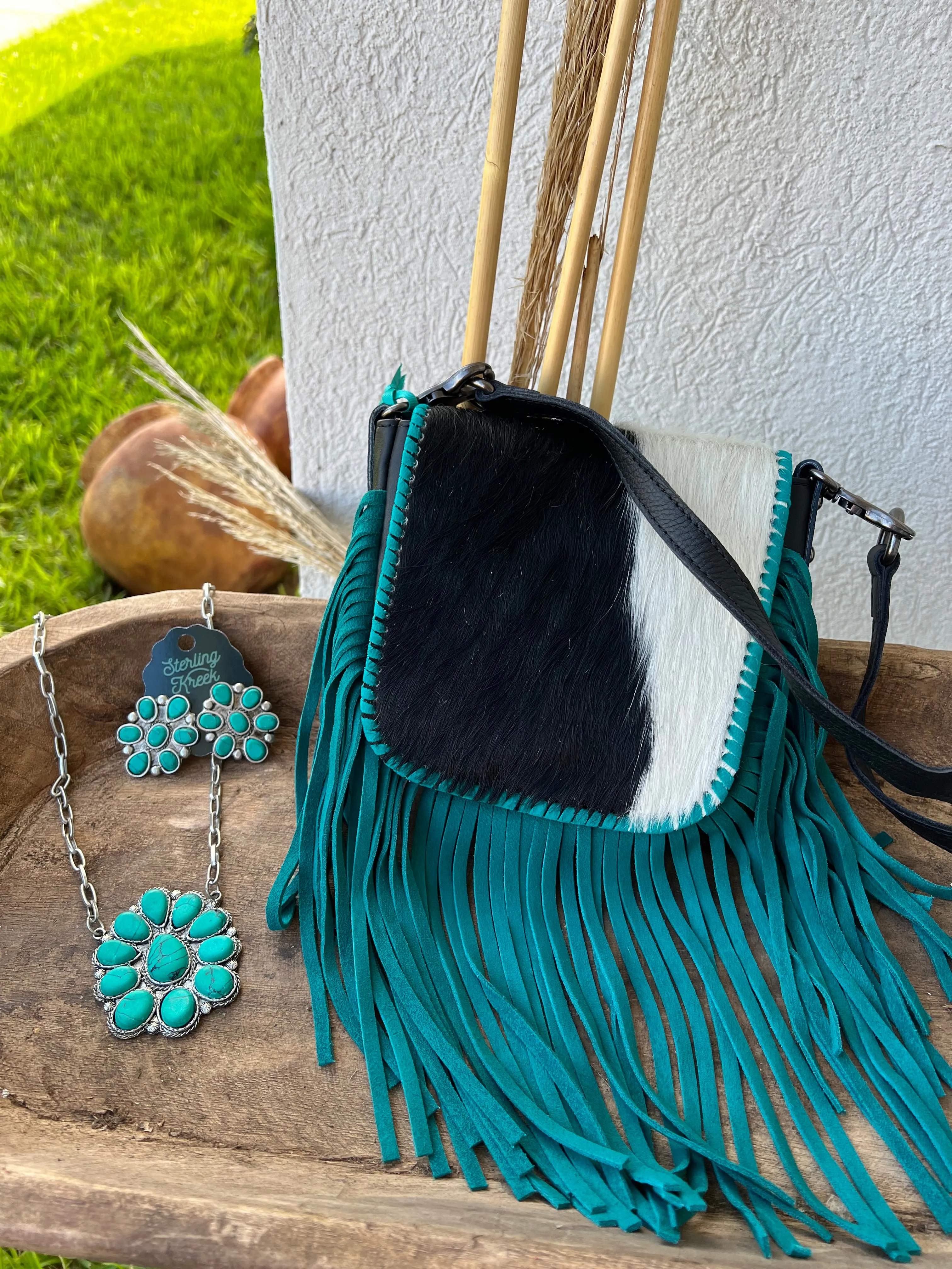 TURQUOISE Montana West Crossbody Bag