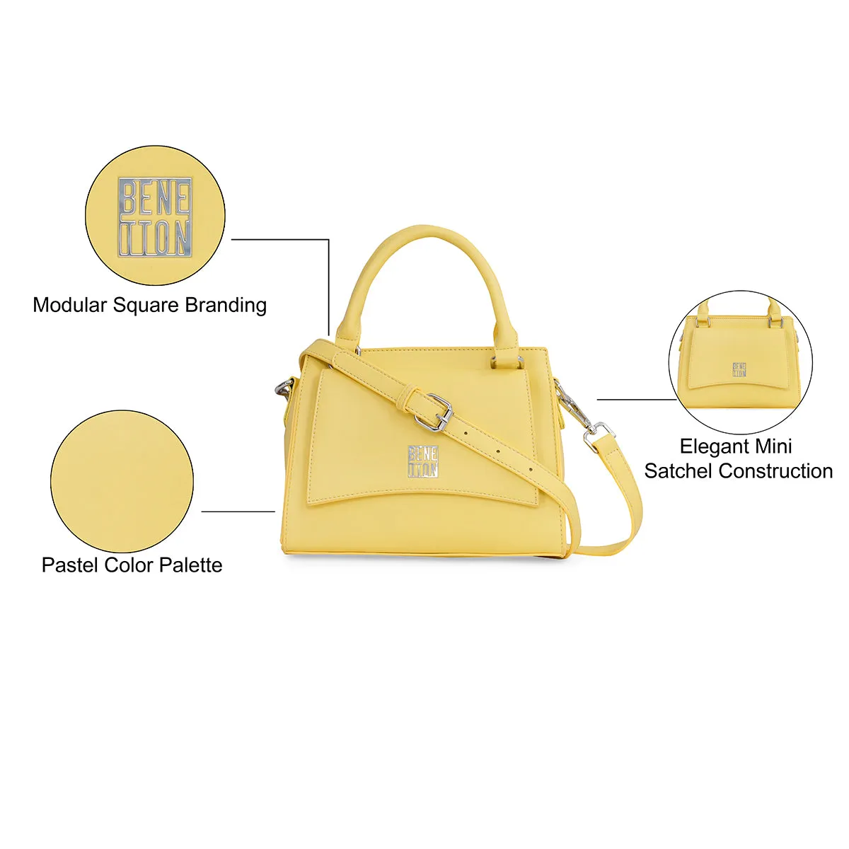 United Colors of Benetton Amora Mini Women's Satchel