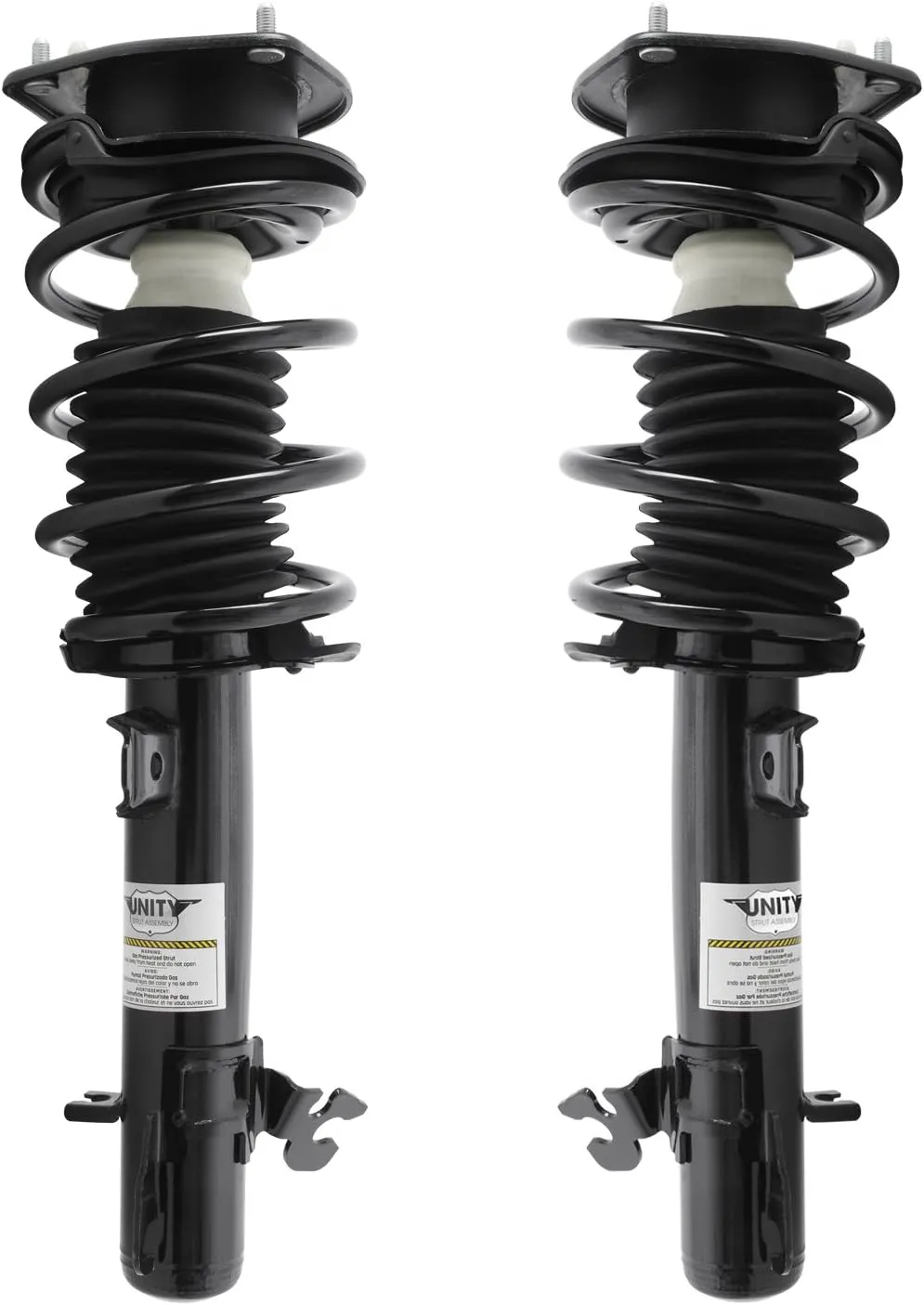 Unity Automotive 2-11971-11972-001 Front 2 Wheel Complete Strut Assembly Kit 2008-2014 Mini Cooper