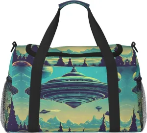 Universe Planet print Weekender Overnight Carry On Bag Gym Luggage Bag Duffel Bag for Travel Women