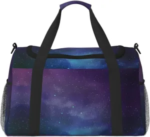 Universe with Stars and Galaxy Interstellar Hand Travel Bag - Large Insulated Eco Bag, Perfect for Camping, Grocery, Sports, Gym & Outdoor Adventures