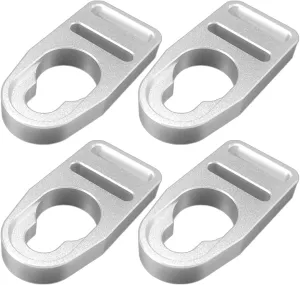 Upgraded Aluminum Kayak Seat Latches Compatible with Kayak Seat Replacement Kit Button Type Straps