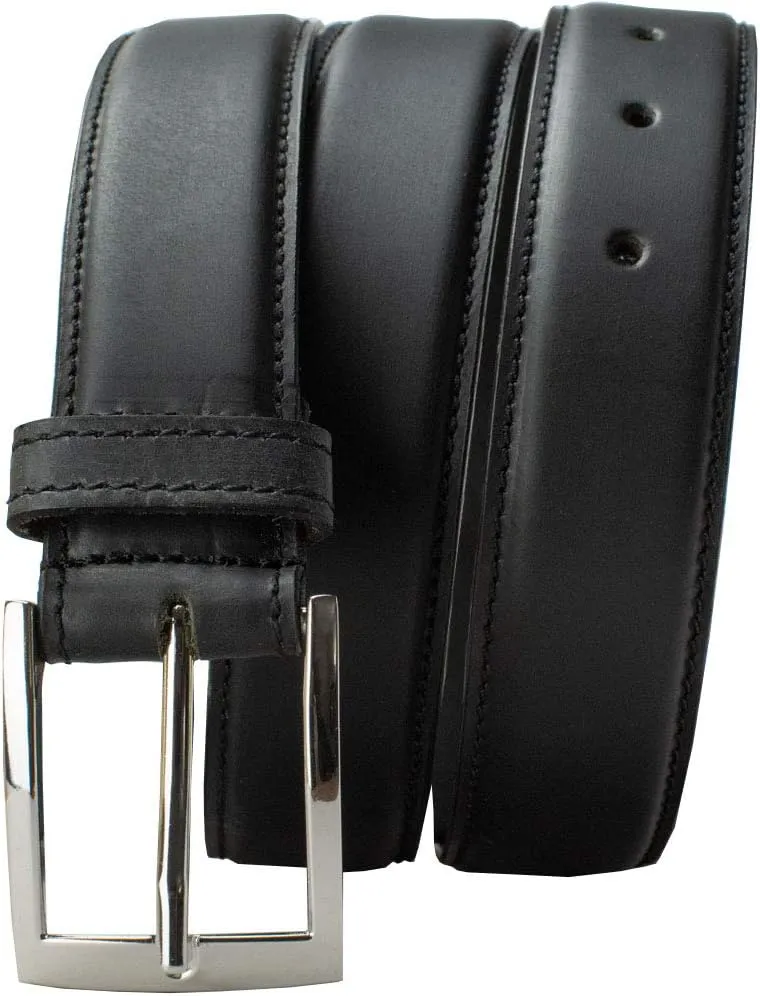 Uptown Belt - Top Grain Leather Belt with Certified Nickel Free Buckle
