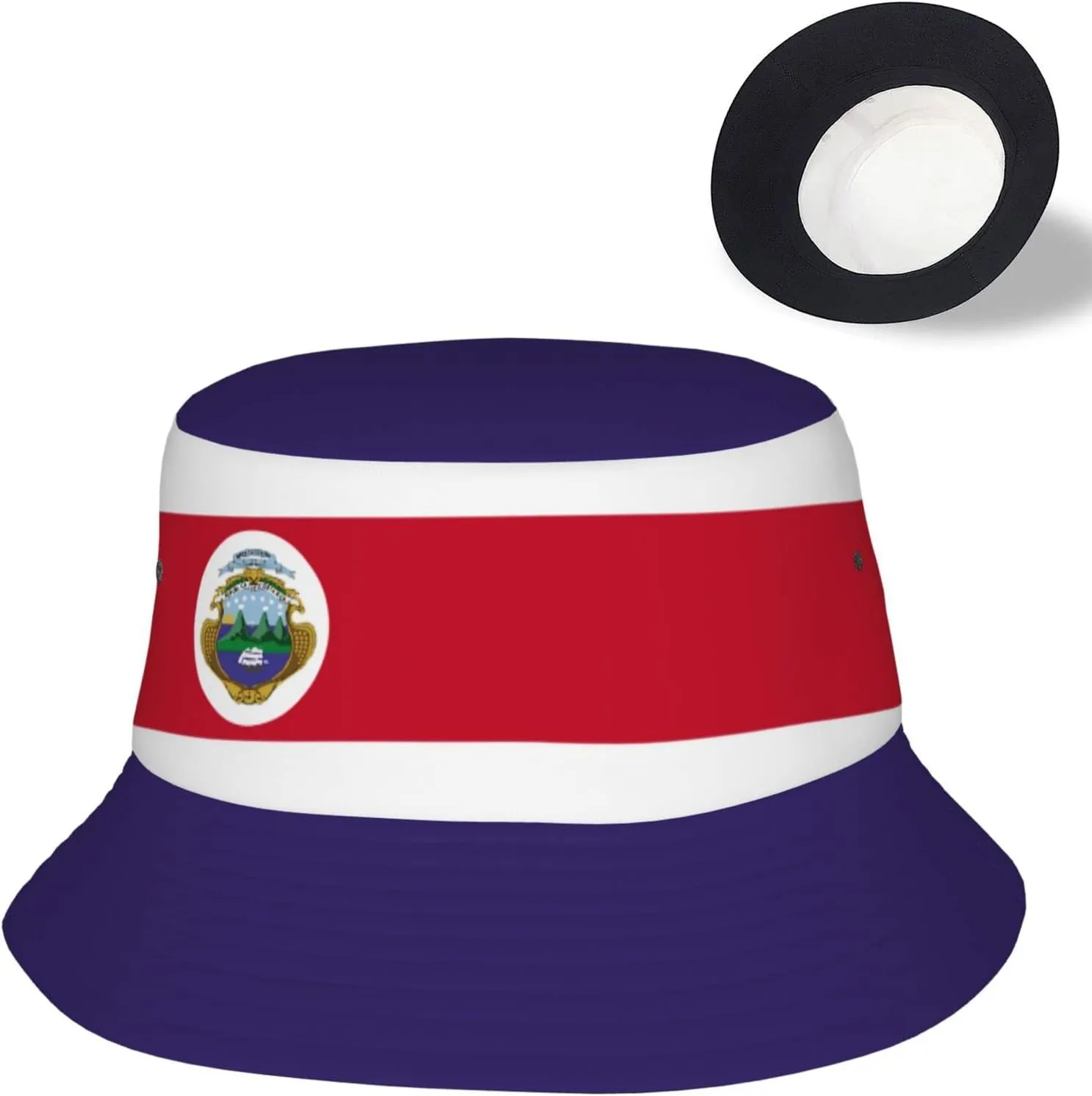 USA Stripes Flag Bucket Hats for Women Summer Sun Beach Travel Fishing Cap Men Bucket Hat
