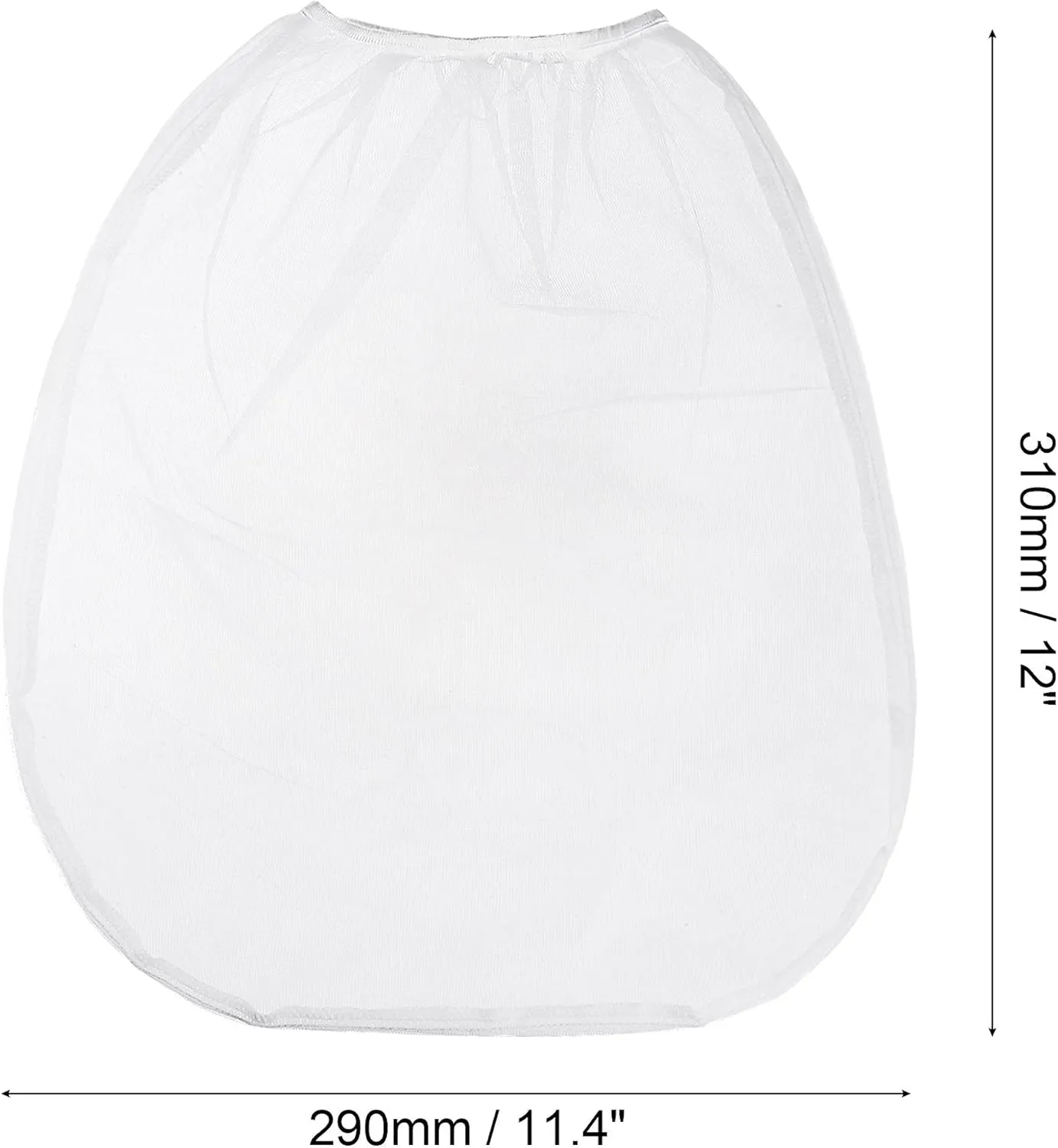 uxcell 250 Micron Paint Screen Bag Fine Mesh Strainer with Elastic Opening for 1 Gallon Buckets 10Pcs