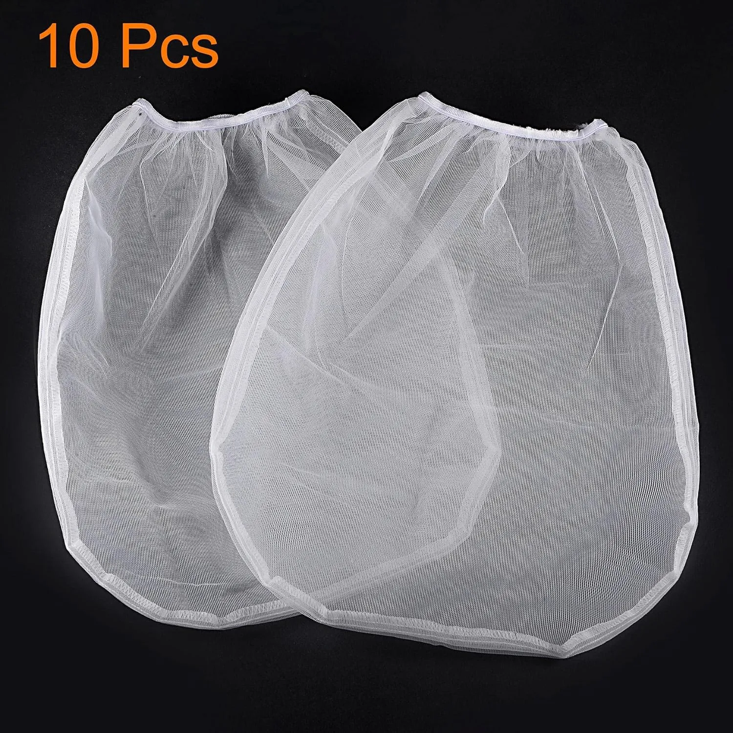 uxcell 250 Micron Paint Screen Bag Fine Mesh Strainer with Elastic Opening for 1 Gallon Buckets 10Pcs
