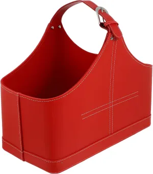 VALICLUD 1Pc Leather Handbag Present Basket for Holidays Reusable Present Holder Versatile Packaging Bag for Christmas Cute Tote Bag