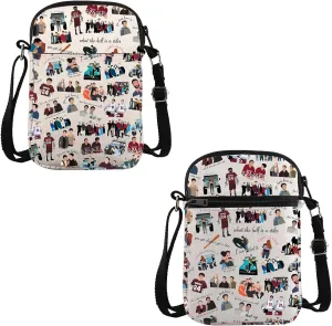 VAMSII TV Show Inspired Gift Fantasy TV Show Fan Crossbody Bag Travel Bag TV Fandom Cosplay Merch