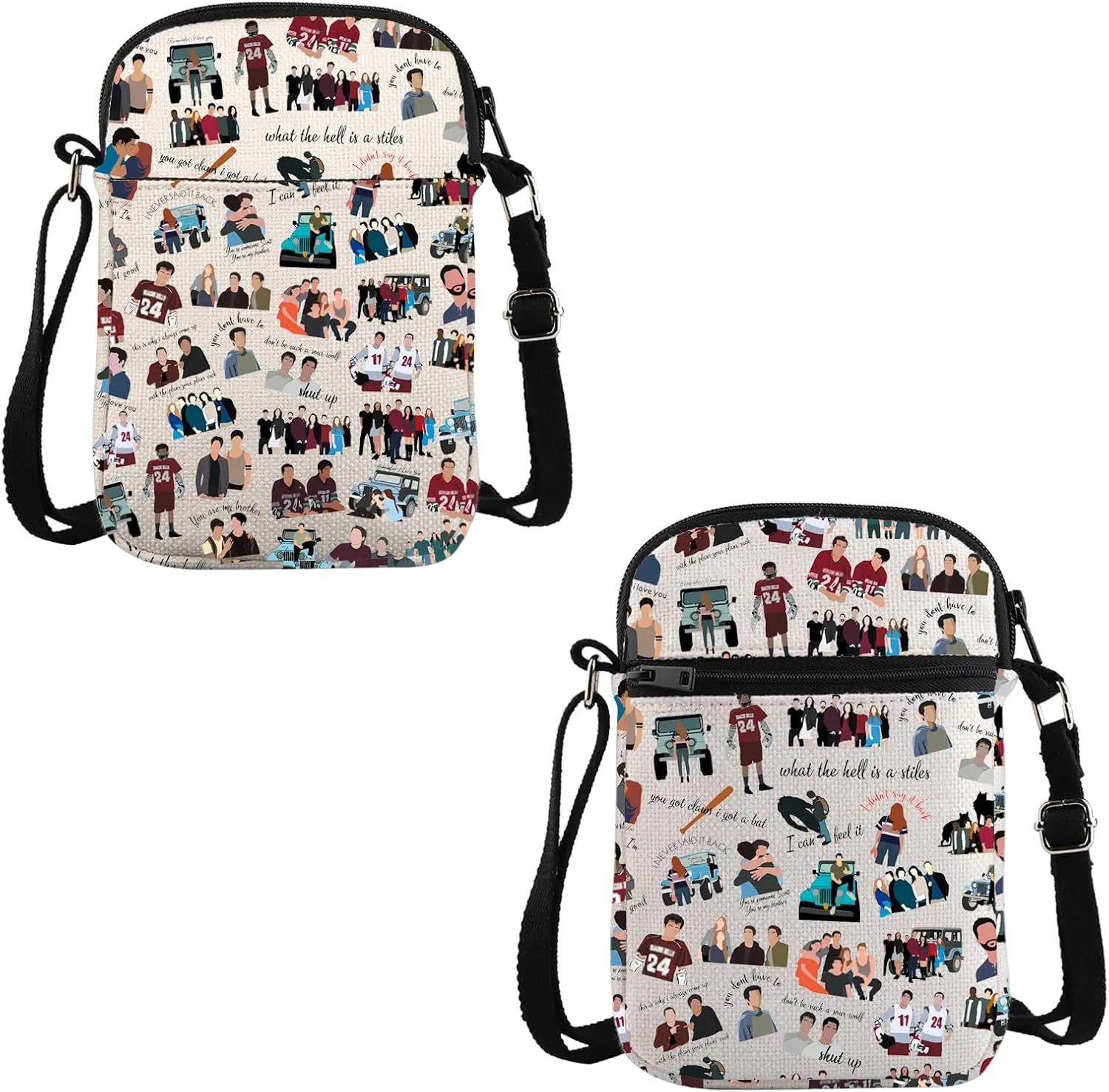 VAMSII TV Show Inspired Gift Fantasy TV Show Fan Crossbody Bag Travel Bag TV Fandom Cosplay Merch
