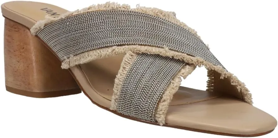 VANELi Womens Levya Slide Casual Sandals Casual Mid Heel 2-3" - Beige