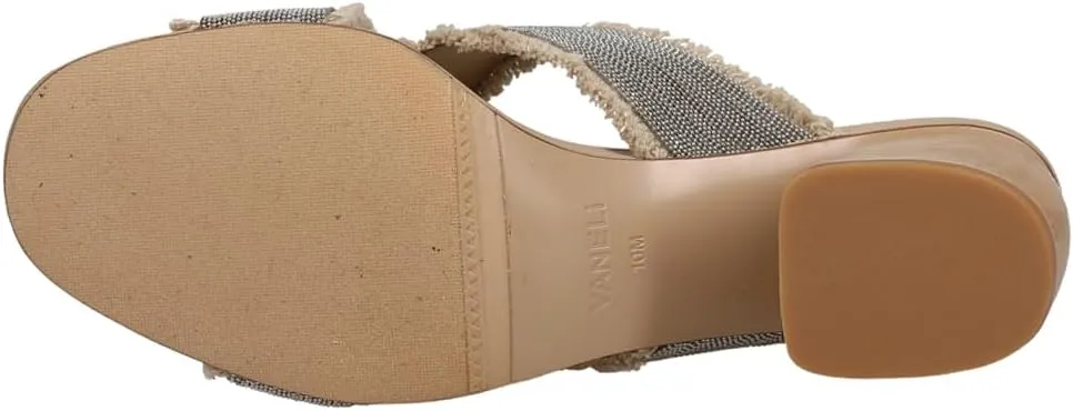 VANELi Womens Levya Slide Casual Sandals Casual Mid Heel 2-3" - Beige
