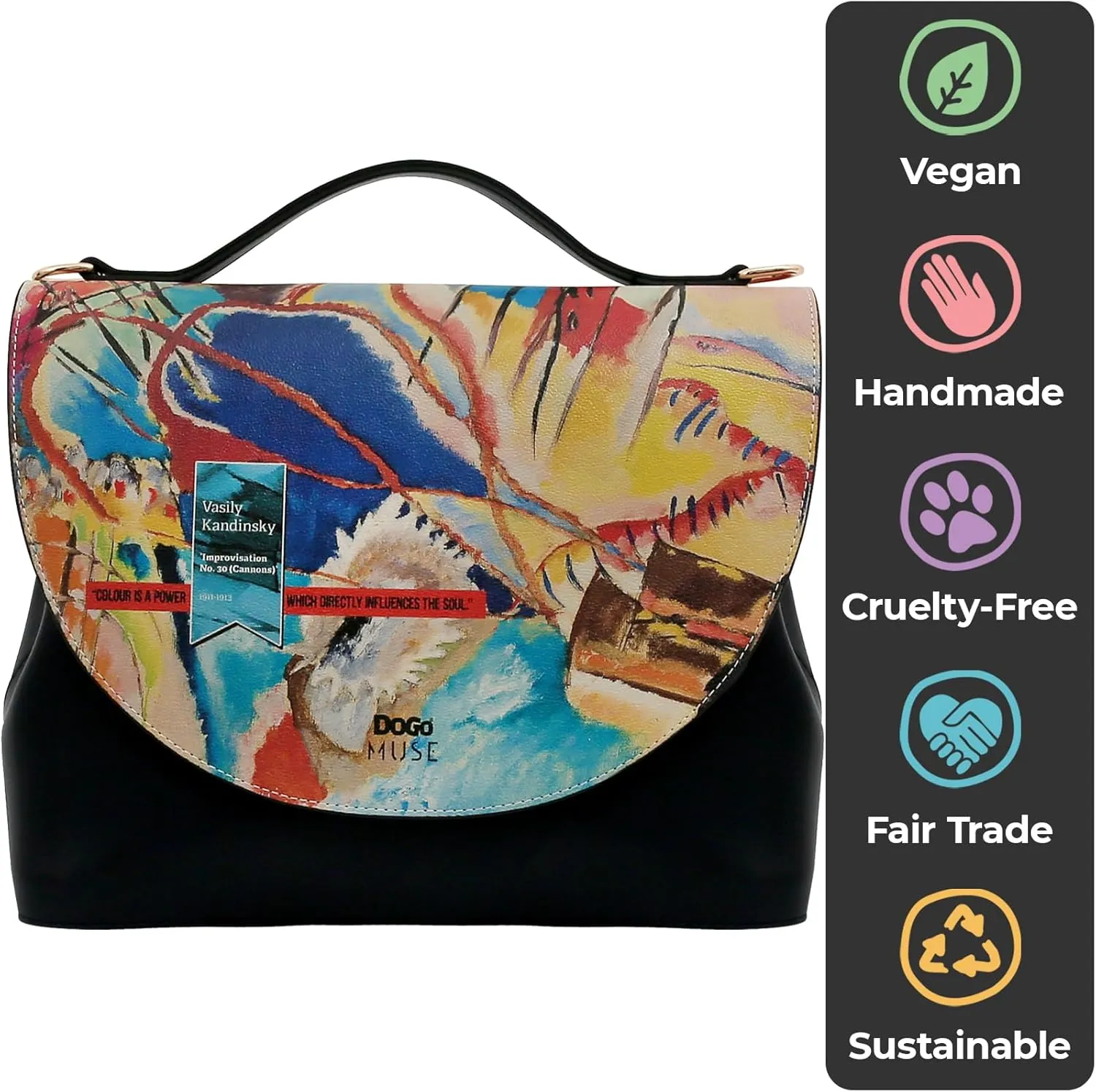 Vegan Leather Handbags for Women - Unique Design and Handmade Top-Handle Handbags