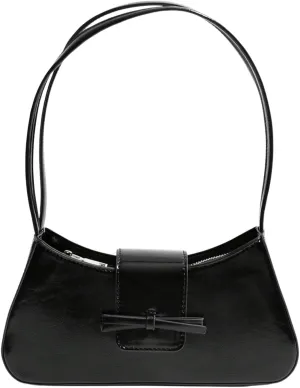 Verdusa Women's PU Leather Zipper Shoulder Bag Top Handle Satchel Bags