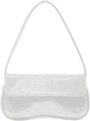 Verdusa Women's Retro Flap Shoulder Bag PU Leather Top Handle Underarm Bag Purse