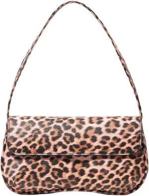 Verdusa Women's Retro Flap Shoulder Bag PU Leather Top Handle Underarm Bag Purse