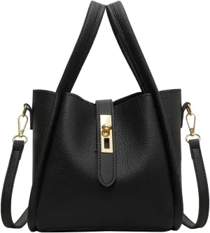 Vintage Bucket Bags Bucket Crossbody Purses For Women Small Trendy Bucket Handbag Mini Faux Leather Top Handle Bag