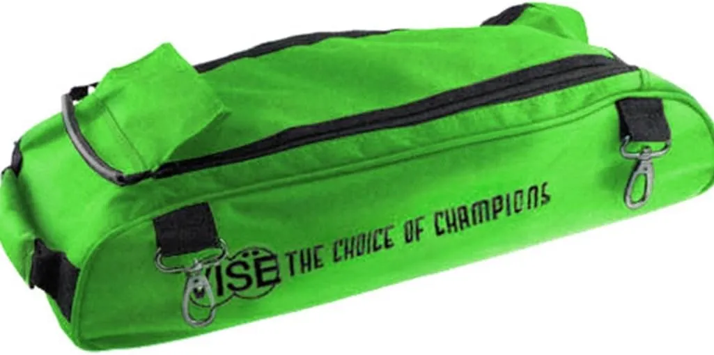 Vise Shoe Bag Add On for Vise 3 Ball Roller Bowling Bags- Green