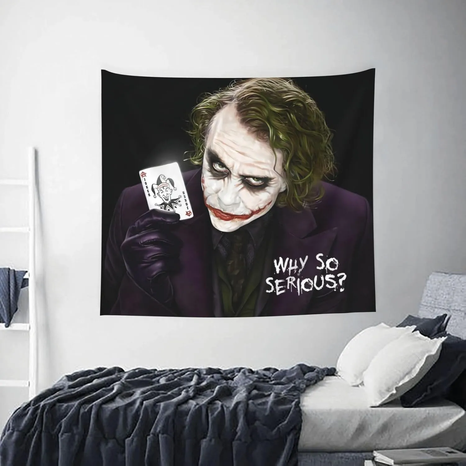 VNCXCNCN Joker Tapestry Wall Hanging Decoration Band Elements Tapestry Music Wall Tapestry Dormitory Aesthetic Tapestry 60x51 Inches