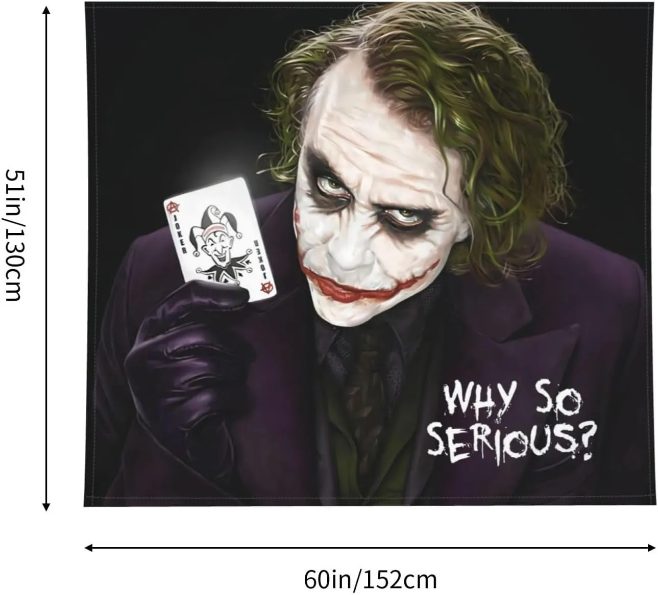 VNCXCNCN Joker Tapestry Wall Hanging Decoration Band Elements Tapestry Music Wall Tapestry Dormitory Aesthetic Tapestry 60x51 Inches