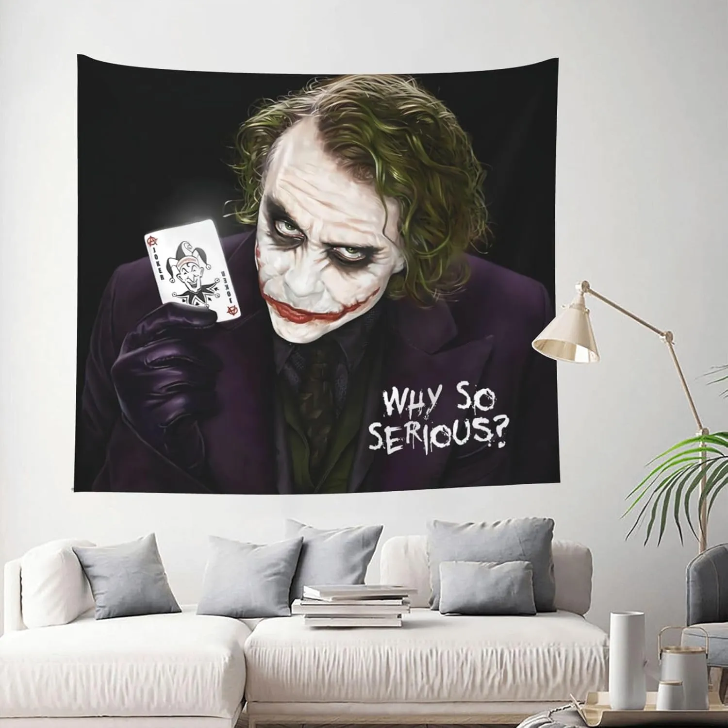 VNCXCNCN Joker Tapestry Wall Hanging Decoration Band Elements Tapestry Music Wall Tapestry Dormitory Aesthetic Tapestry 60x51 Inches