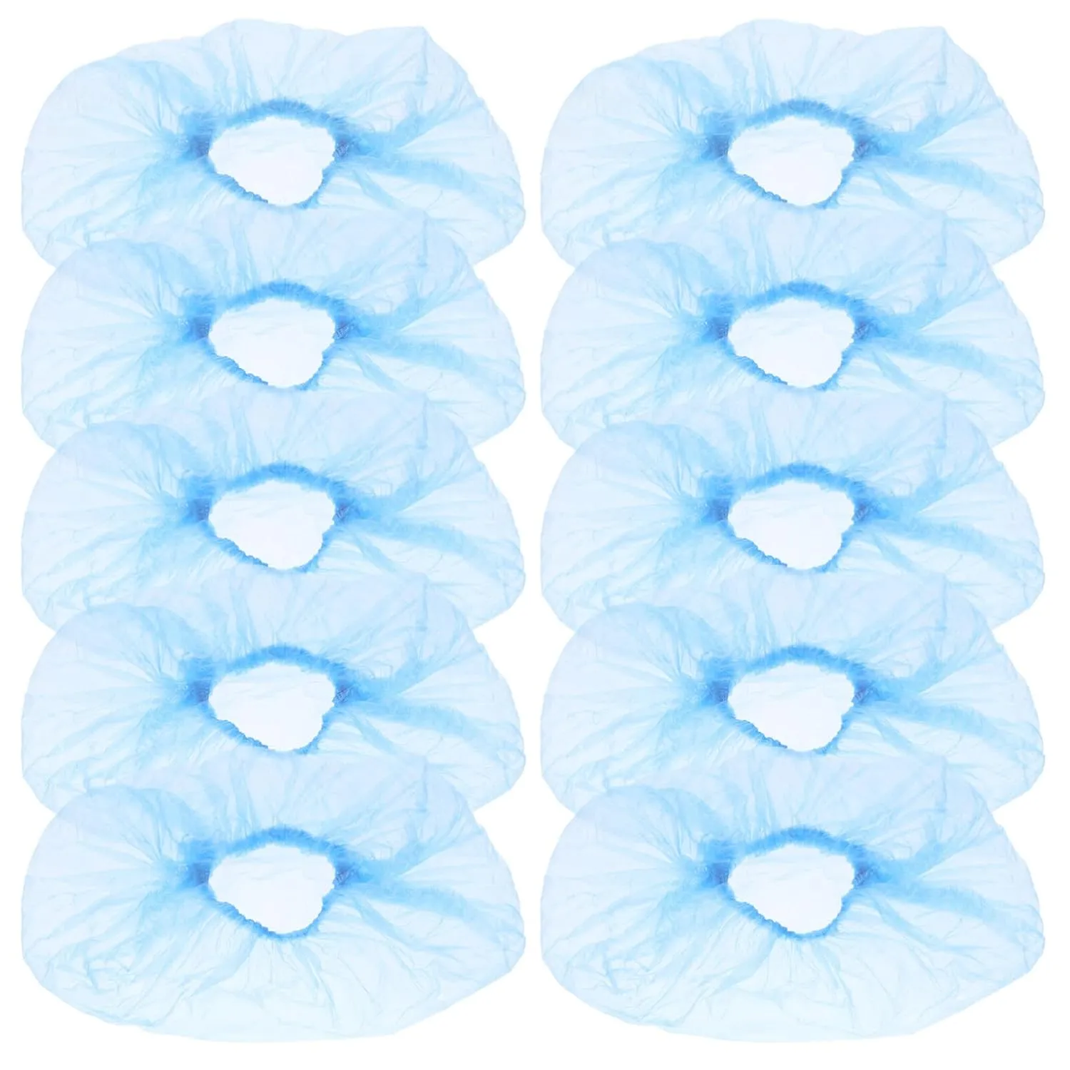 VOSAREA 300pcs Disposable Pedicure Liners Beauty Salon Wash Basin Wrapping Bags Clear Pedi Guard Bath Liners for Foot Bath/Spa/Massage (Blue)