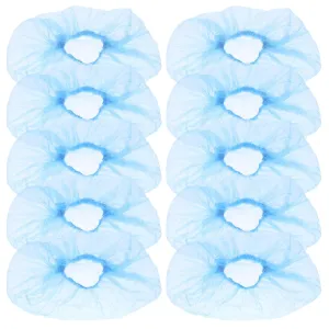 VOSAREA 300pcs Disposable Pedicure Liners Beauty Salon Wash Basin Wrapping Bags Clear Pedi Guard Bath Liners for Foot Bath/Spa/Massage (Blue)