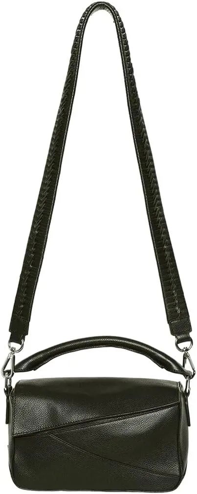 Walter Baker Jagger Leather Crossbody, Black